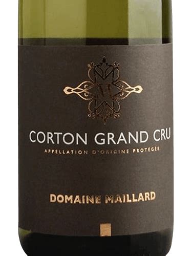 Domaine Maillard P Re Fils Corton Grand Cru Blanc Vivino Us