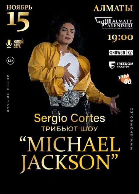 Sergio Cortes Live Tribute Show Michael Jackson