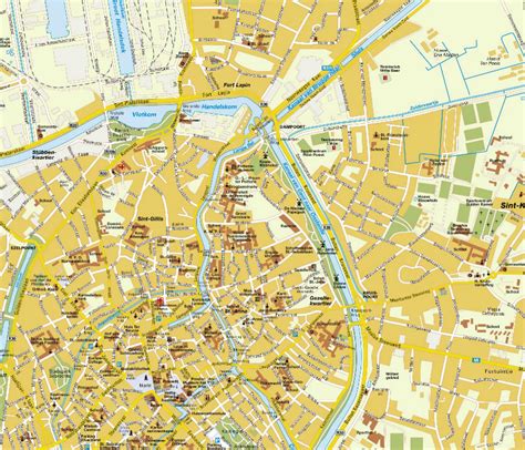 Brugge Map Belgium