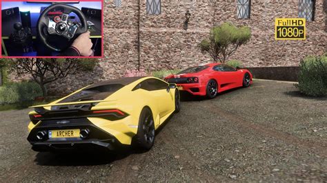 Lamborghini Huracan Tecnica Ferrari 360 Stradale Forza Horizon 5