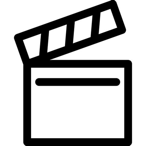 Film Slate Icon At Getdrawings Free Download