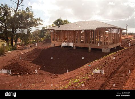 WAHIAWA Shown Here Is One Of The 35 New Houses Being Built At Kunia