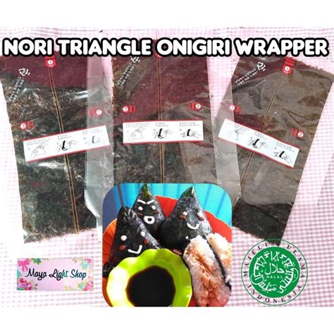 Onigiri Nori Triangle Wrapper Nori Java Tokinori Seaweed Triangle Nori