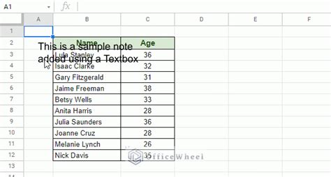 How To Insert A Textbox In Google Sheets An Easy Guide Officewheel