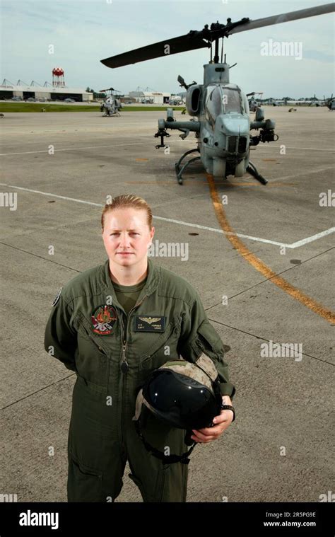 Portrait Of A Female Marine First Lieutenant Who Has Served Two Tours