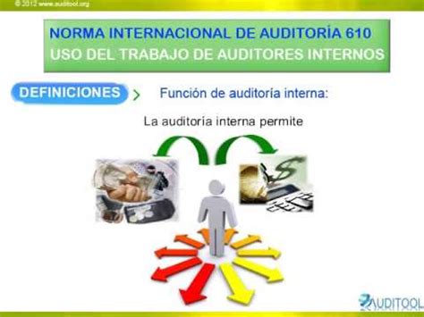 NIA 610 Uso Del Trabajo De Auditores Internos YouTube