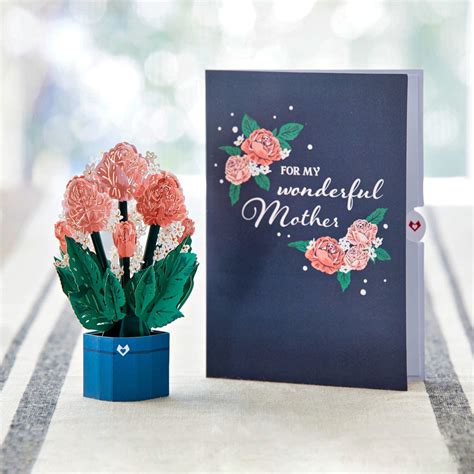 Mothers Day Bouquet Card For My Wonderful Mother Card Lovepop