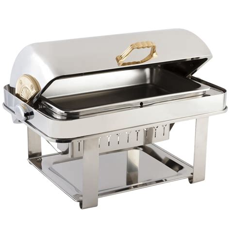 Bon Chef G Elite Dripless Rectangular Chafer With Gold Plated