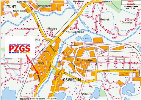 Miejska Mapa Oswiecim Ulica Nanosz Na Map