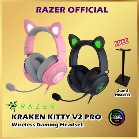 Jual Razer Kraken Kitty V2 Pro Wired Rgb Headset Gaming Shopee Indonesia