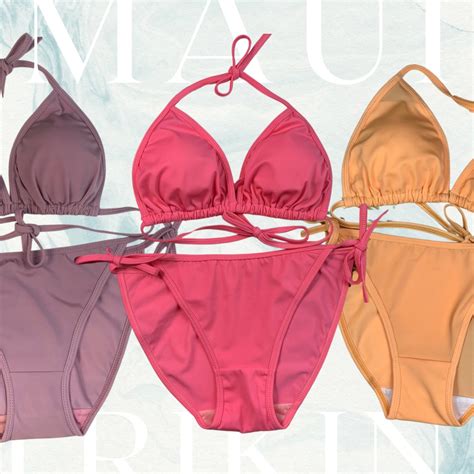 Jual Laku Keras Beachbosses Maui Trikini Bikini Set Baju Renang Bikini Polos Bikini Motif