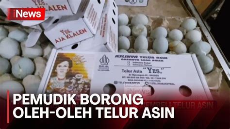 Pemudik Di Brebes Antre Demi Beli Oleh Oleh Telur Asin Breaking News