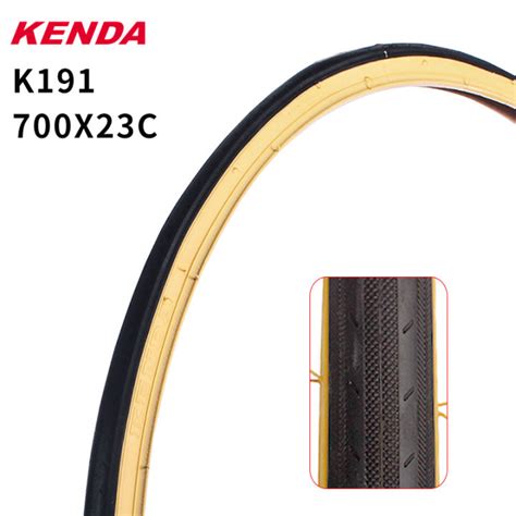 Kenda C Road Bike Tire X C Ultralight Psi Retro Yellow Side