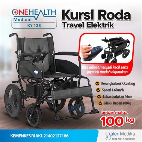 Jual Kursi Roda Travel Elektrik Onehealth Ky Kursi Roda Elektrik