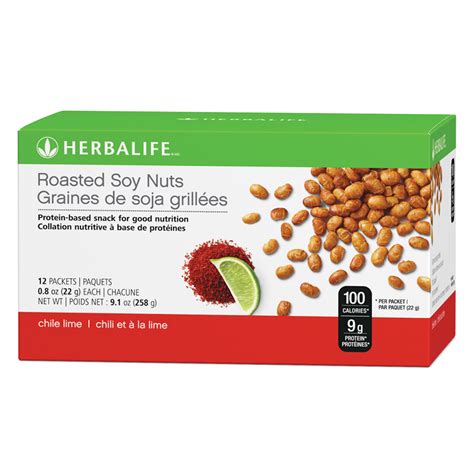 Roasted Soy Nuts Chile Lime Herbalife Nutrition Canada