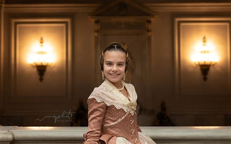 Marina Garc A Arribas Un Retrato Sublime De La Fallera Mayor Infantil