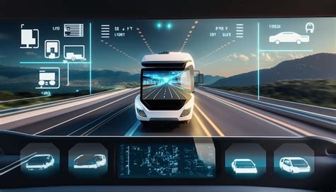 Transport Du Futur Nouvelles Technologies Generative Ai Photo Premium