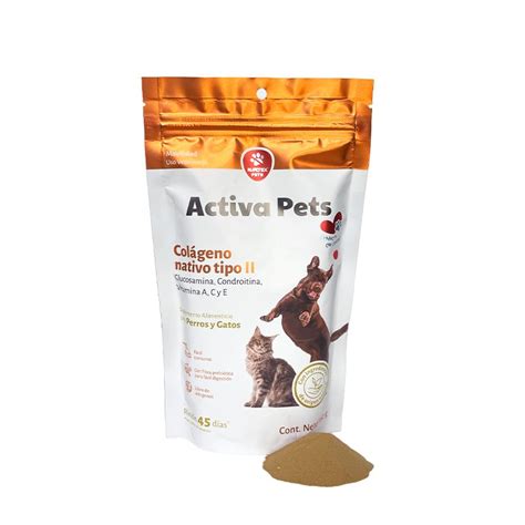 Nartex Activa Pets Suplemento Alimenticio Colágeno para Perro y Gato