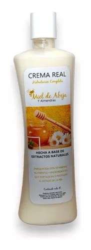 Crema Real Artesanal De Miel De Abeja Y Almendras 500 Ml Cuotas Sin