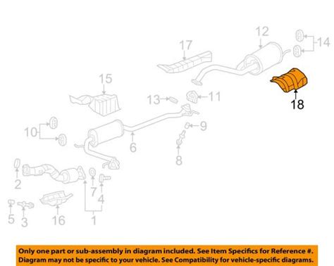 Sell HONDA OEM 2015 Fit 1 5L L4 Exhaust Heat Shield 74605T5A000 In