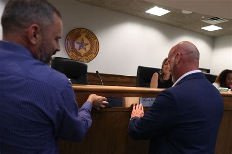 Newly Elected Re Elected Leander City Council Members Sworn Into