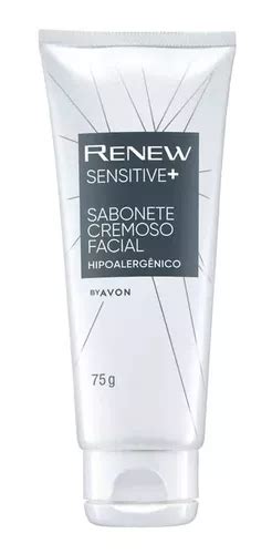 Sabonete Em Gel Cremoso Facial Renew Sensitive 75g Avon MercadoLivre