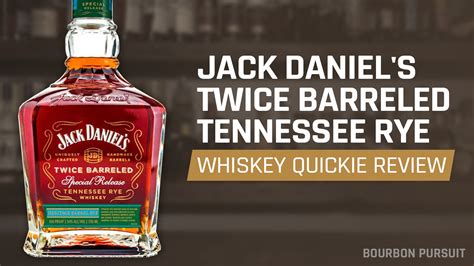 Whiskey Quickie Jack Daniel S Twice Barreled Special Release Heritage Tennessee Rye Review