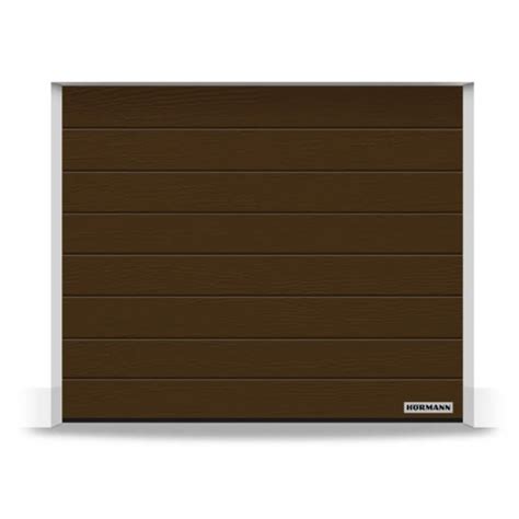 Porte Sectionnelle Hormann Renomatic Motorisée L5000 H2250 Woodgrain