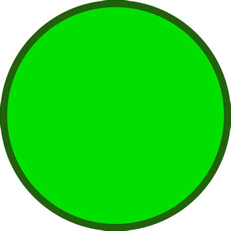 Green Circle Png Hd Isolated Png Mart