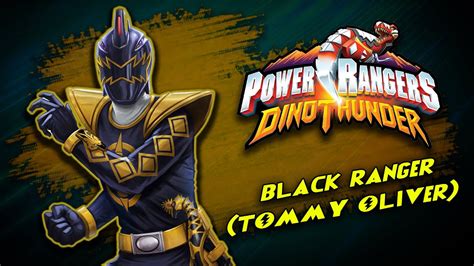 The Full Story Of The Black Dino Thunder Ranger Tommy Oliver Power