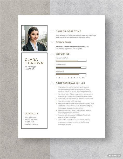 Hr Cv Sample Word Format Cheap Gbu Presnenskij Ru