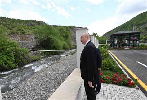 President Ilham Aliyev Participates In Inauguration Of Small Hydropower