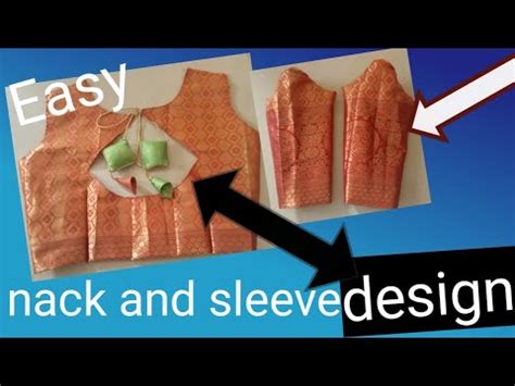 Video Il Easy And Simple Back Nack Designe II Cutting And Stitching