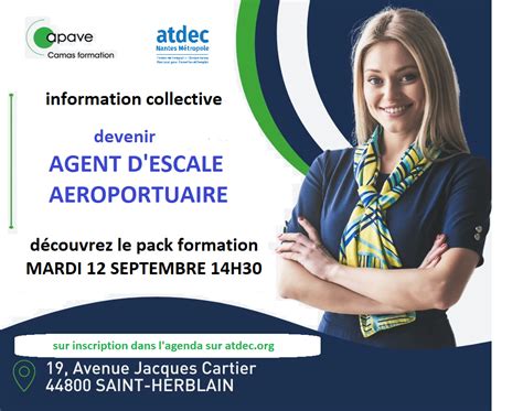 Recrutement Devenir Agent E Escale Aeroportuaire Atdec