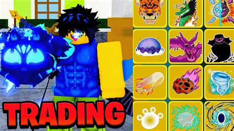 I Traded Every Fruit Permananetly For Free Blox Fruits Youtube