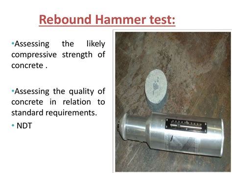 Rebound Hammer Test Priciple Procedure Consandpros