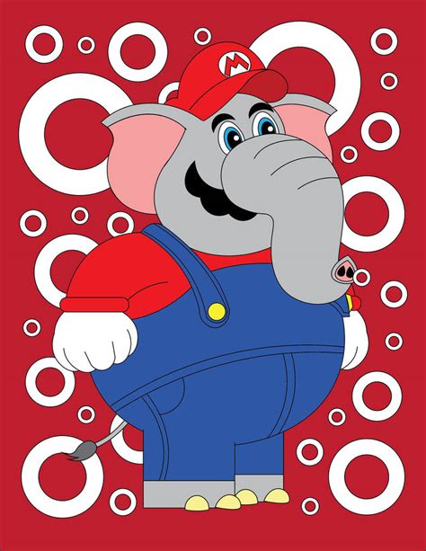 Elephant Mario By Gemstonelover49 On Deviantart