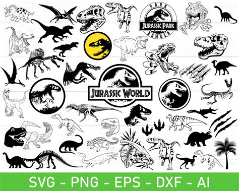 Jurassic Park Svg Jurassic Park Png Dinosaur Svg Jurassic Inspire