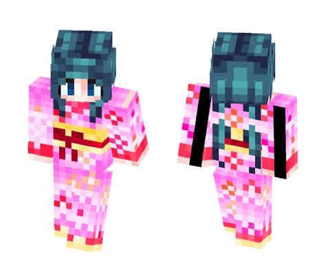 Download Japanese Girl In A Kimono Minecraft Skin For Free Superminecraftskins