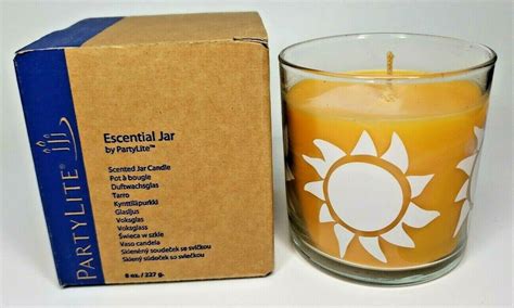 Partylite Essential Jar Candle New Box Poolside Passion Etsy