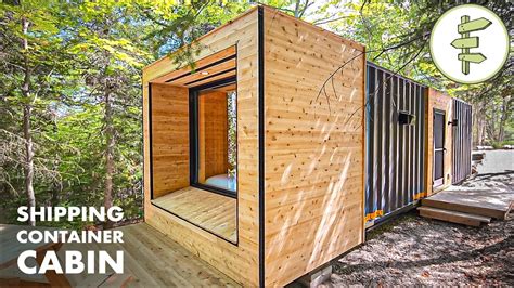 Plan a Quebec Getaway in this Shipping Container Forest Cabin