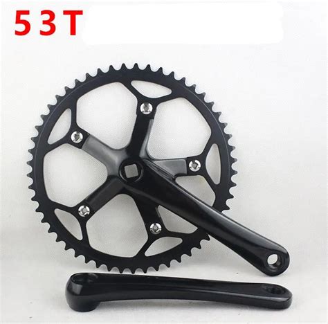 Bmx Folding Bike Parts 53t Tooth Single Speed Aluminum Alloy Fixed Gear