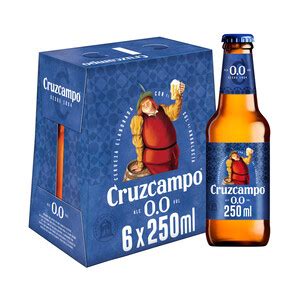 CRUZCAMPO Cerveza Sin Alcohol 0 0 Vol Pack De 6 Uds De 25 Cl