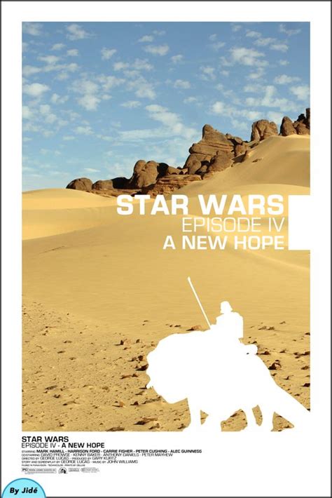 Star Wars: A New Hope (Fan Poster) | By Jidé (jideovision.tumblr.com ...