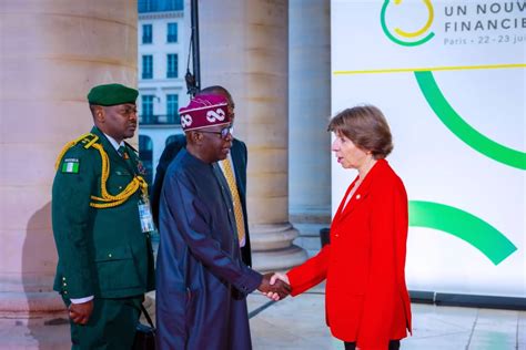 President Bola Tinubu Arrives At Venue Of Paris Summit For New Global