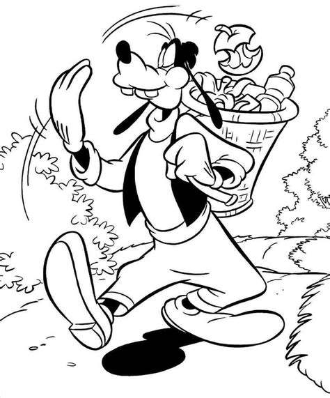 Goofy Engraçado 3 Para Colorir Imprimir E Desenhar Colorirme