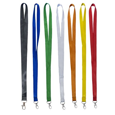 Custom Nylon Lanyard W Metal Hook Corporate Gift Trea