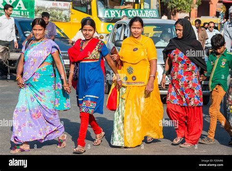 India Rajasthan State Jaipur Street Life Stock Photo Alamy