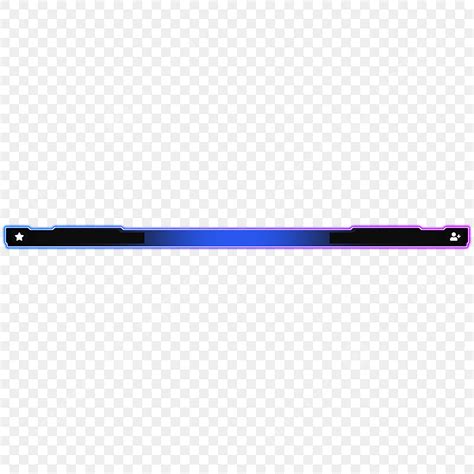 Twitch Overlay Neon White Transparent Neon Twitch Overlays Tittle Bar