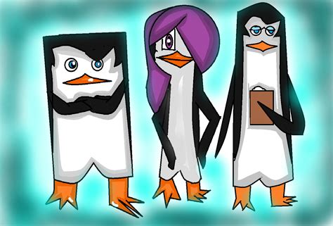 Skipper Kowalski And My OC Araisel Penguins Of Madagascar Fan Art